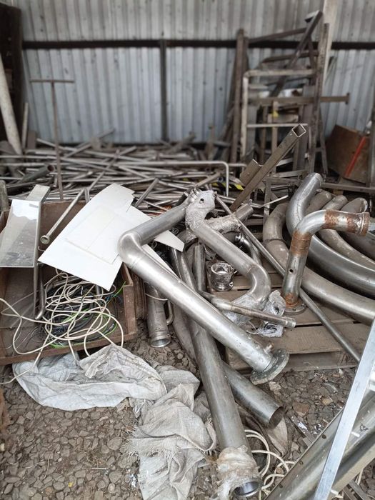 Трубы из пищевой нержавейки  разные