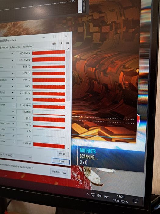Видеокарта КАК НОВАЯ ASUS TUF RTX 3080  10Gb GAMING на пломбе, ОБМЕН