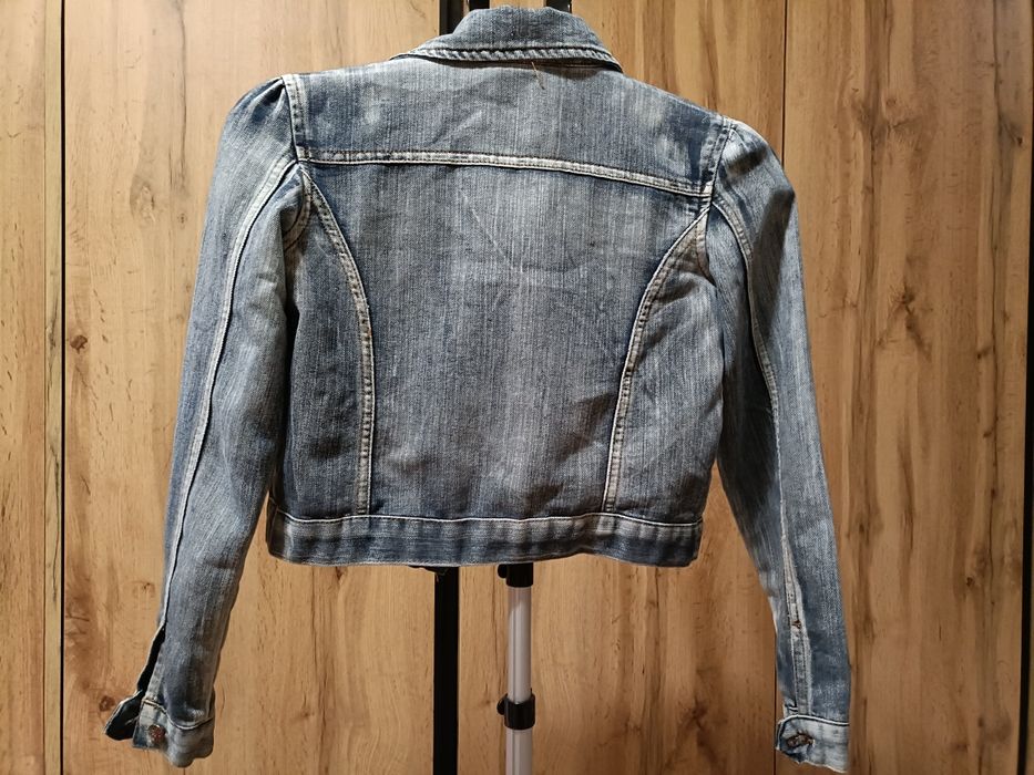 Kurtka katana 134 jeansowa jeans 140