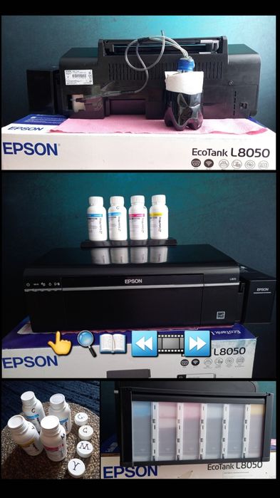 Принтер Epson L805 + NEW COLORWAY чернила CW-EW 4x200млC;C;Y;M) Механика и электронника без нареканий. Под замену ПГ/Донор/запчасти без разборки