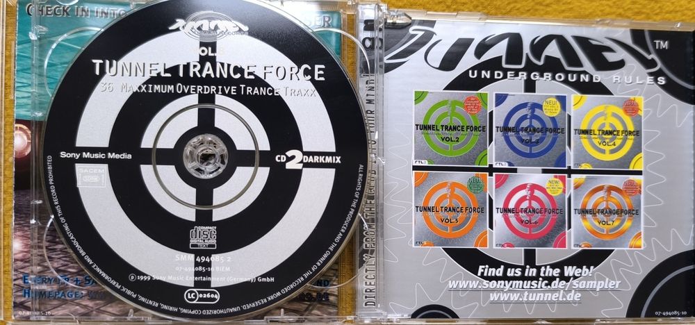 Tunnel trance force vol.8 UNIKAT stan perfekcyjny