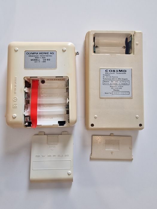 Calculadoras electrónicas antigas+acessórios
