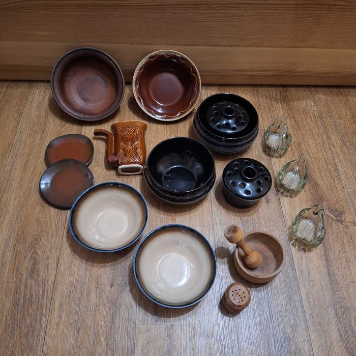 Посуд з кераміки,глини,скла