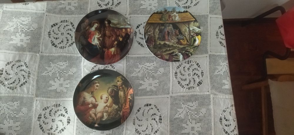 Pratos de natal da vista alegre