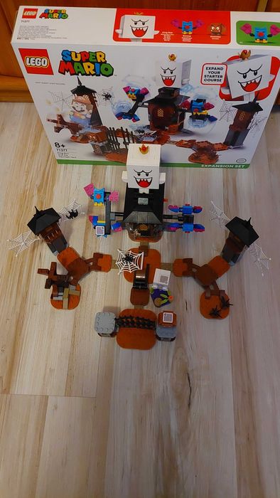 yui*　804545 サイドアクリル LEGO Super Mario, klocki King Boo i nawiedzone podwórz