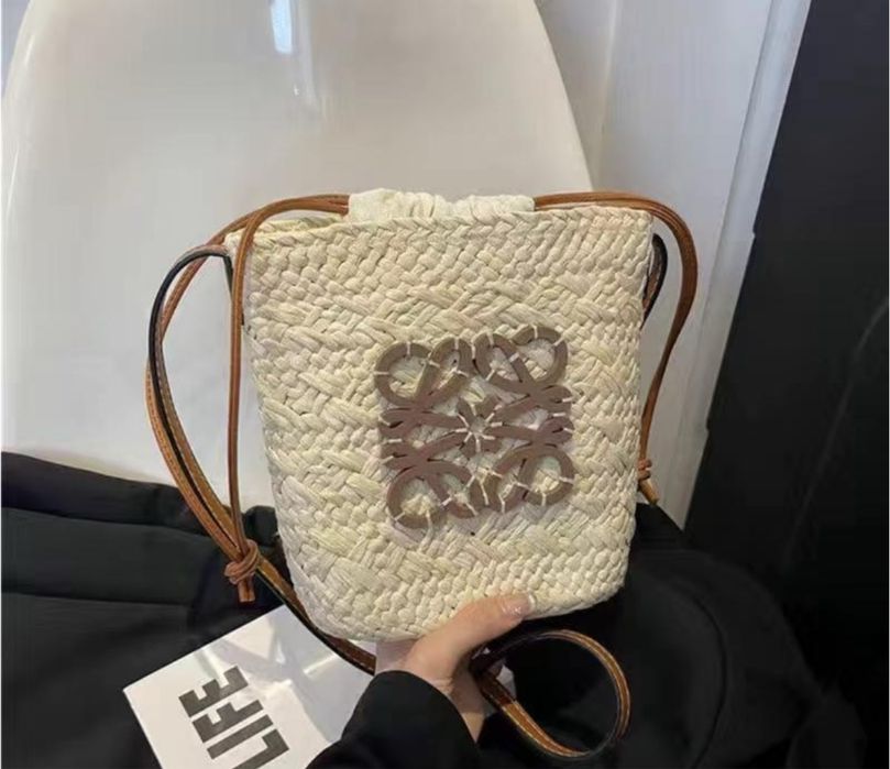 Літня сумка Loewe рафія солома