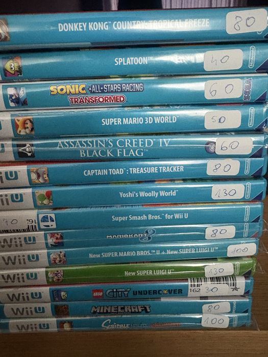 Gry nintendo wii u mario sonic assassins donkey