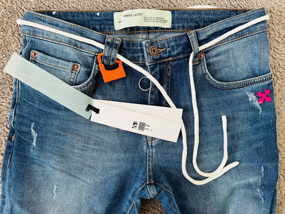 Nowe Spodnie OFF-White Jeans oryg