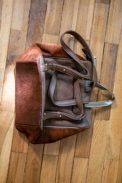 mochila Zyria de pele