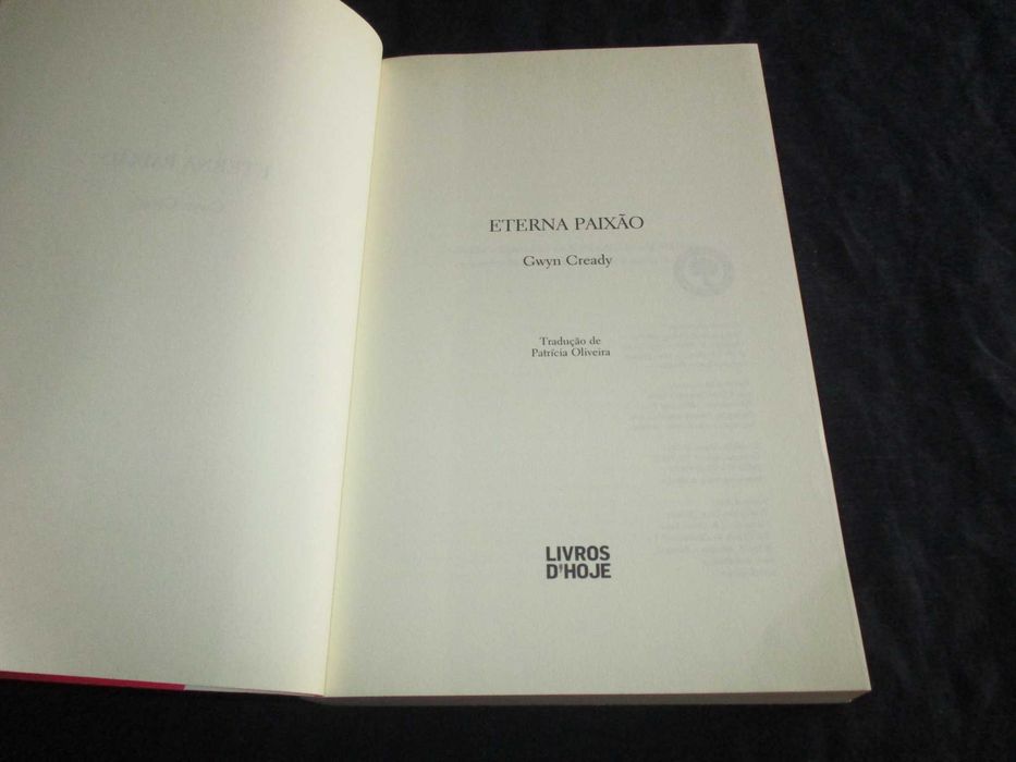 Livro Eterna Paixão Gwyn Cready
