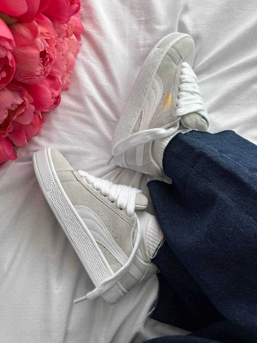 !SALE! Puma Suede XL Light Grey 36 37 38 39 40 41 пума суеде хл