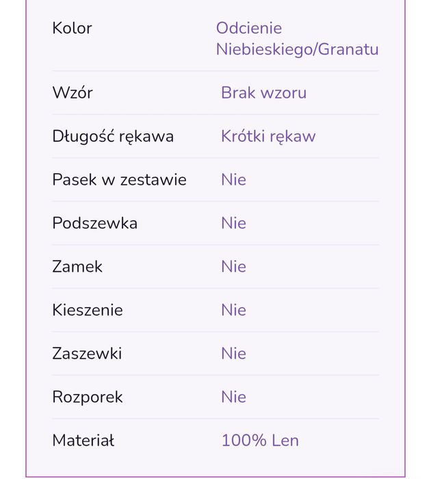 Sukienka 44 ciemnoniebieska