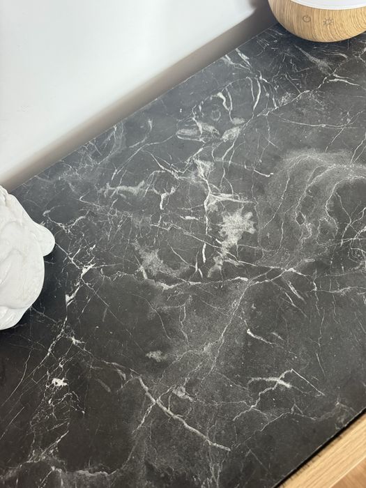 Aparador 4 portas - carvalho e marmore