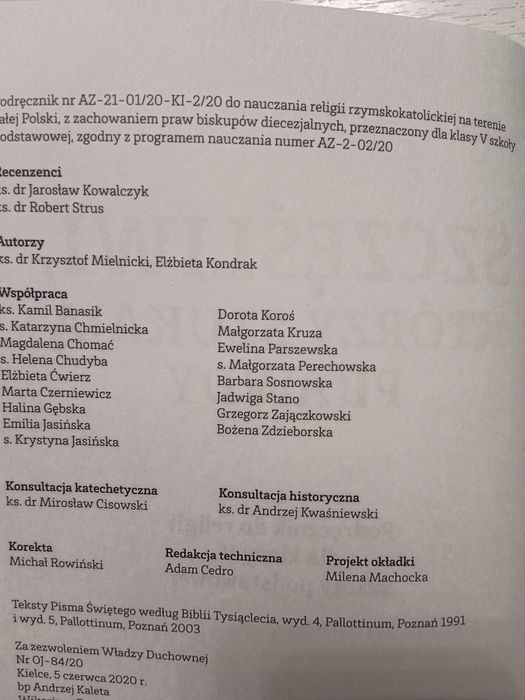 Szczęśliwi, którzy szukają prawdy 5, podręcznik do religii, Jedność 2024