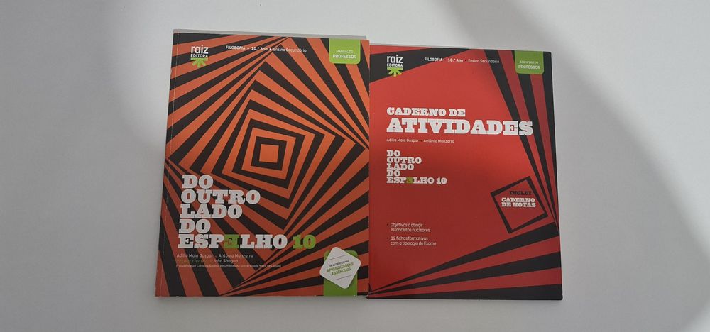 Manual de Filosofia. Do outro lado do espelho. 10 ano. Novo