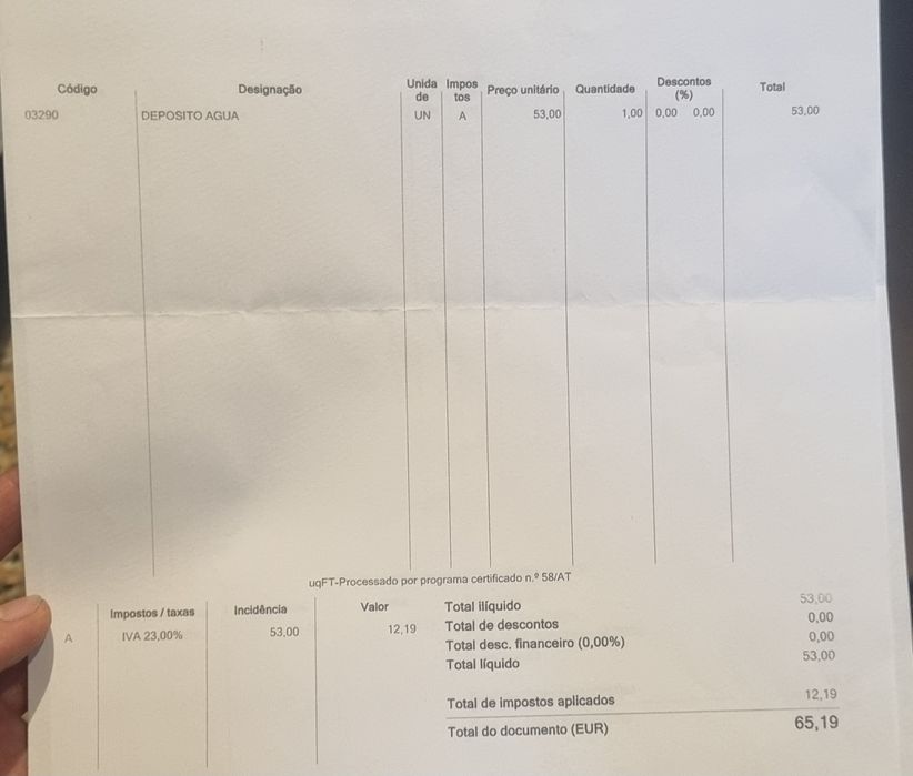 Depósito Água Mazda