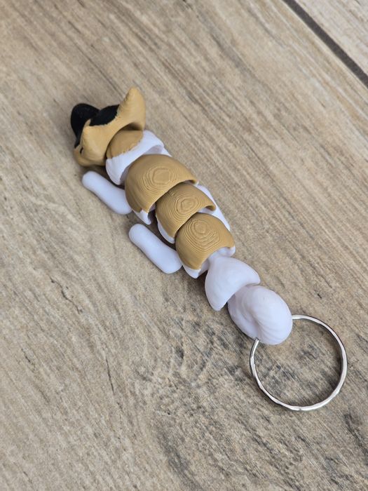 Breloczek Akita 3d - Seria Psów Brelok Druk3d fidget Keychain