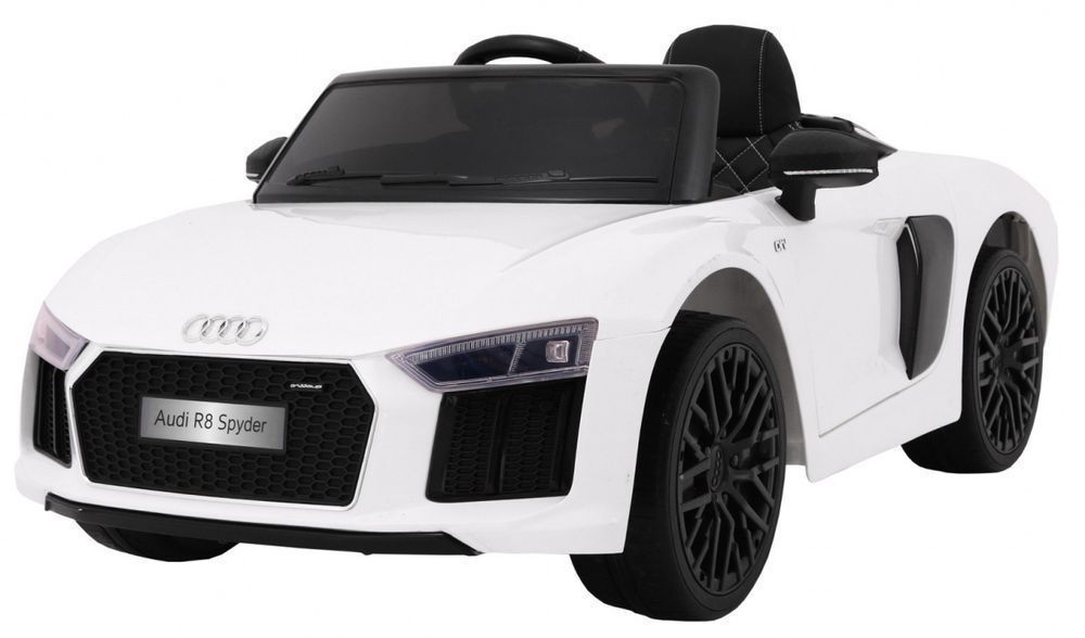 Autko pojazd samochód na akumulator dla dzieci Audi R8 Spyder Biały