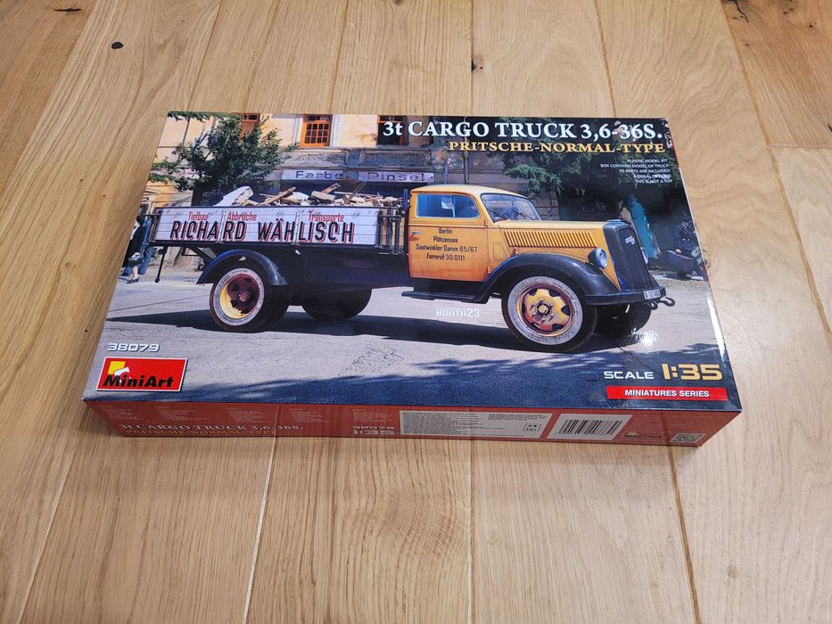 * MINIART - 1:35 * German 3t Cargo Truck 3,6-36S Platforma