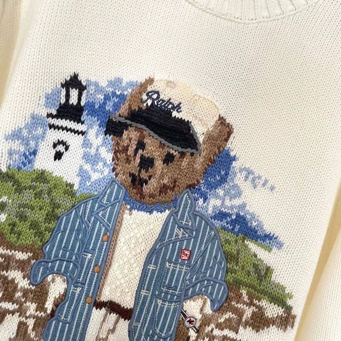 Sweter RL Miś! Bear New model! Premium od ręki! XS S M L