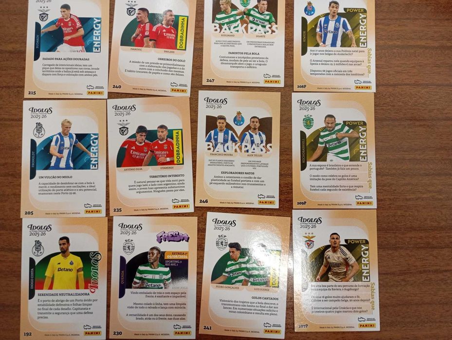 Cartas ídolos 2025/2026