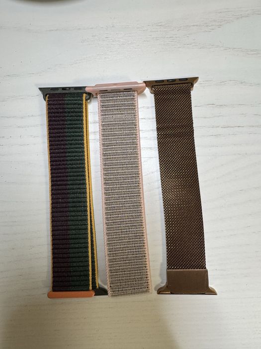 Apple Watch SE GPS 44mm Gold  (A2352) (MKQ53) оригінал+ ремінці