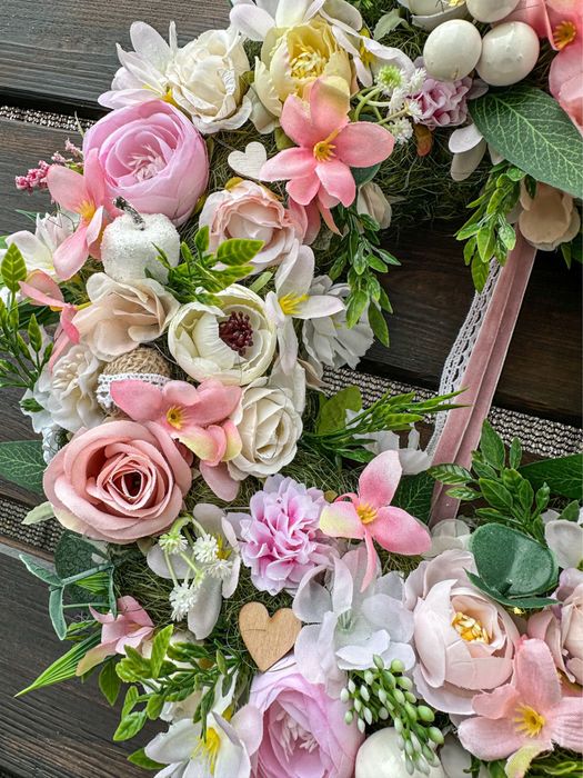 Wianek na drzwi ze światełkami 37cm. 062507