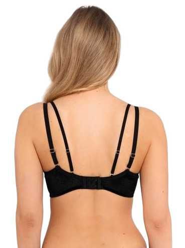 Biustonosz SAMANTA lingerie Flirt A125 turmalinowy soft goth