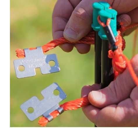 Oportunidade última - Rede cerca elétrica -VOSS.farming Euronet combinada de 50 m, h=90 cm- apoio duplo