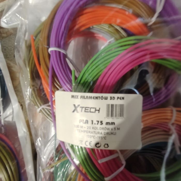 Nowe filamenty do 3D Pen - długopisa 3D, 1.75mm