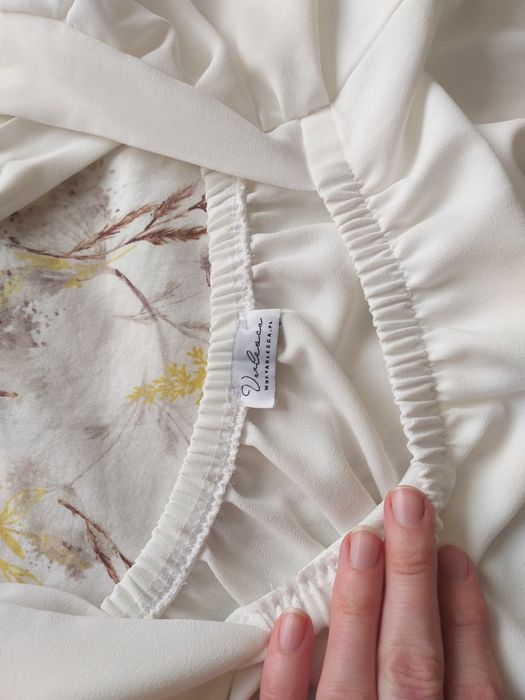 Biała bluzka śmietankowa S