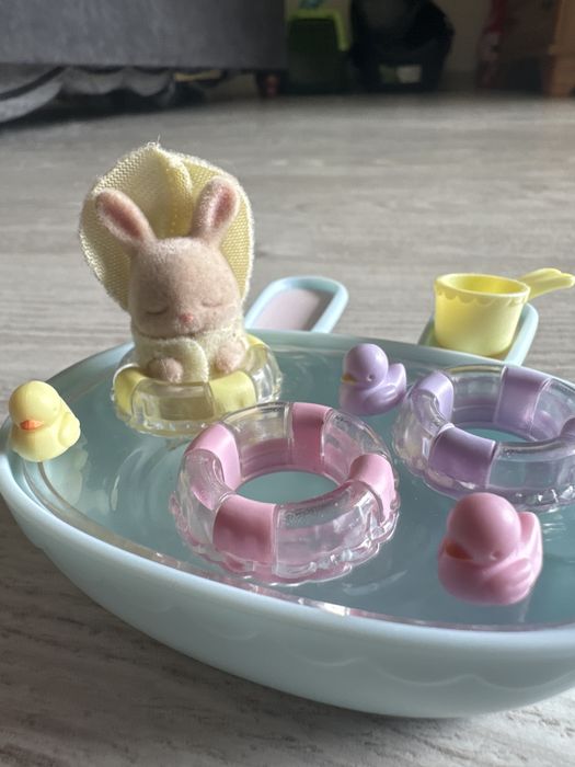 Zestaw sylvanian families- wieczorna kąpiel