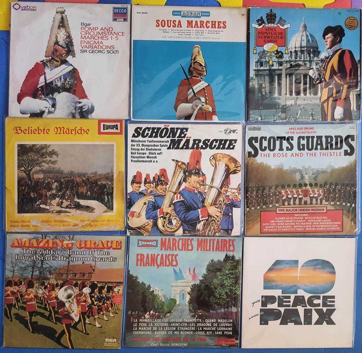 Vinil - Jazz, Banda Militares, Música Tradicional, Música Clássica