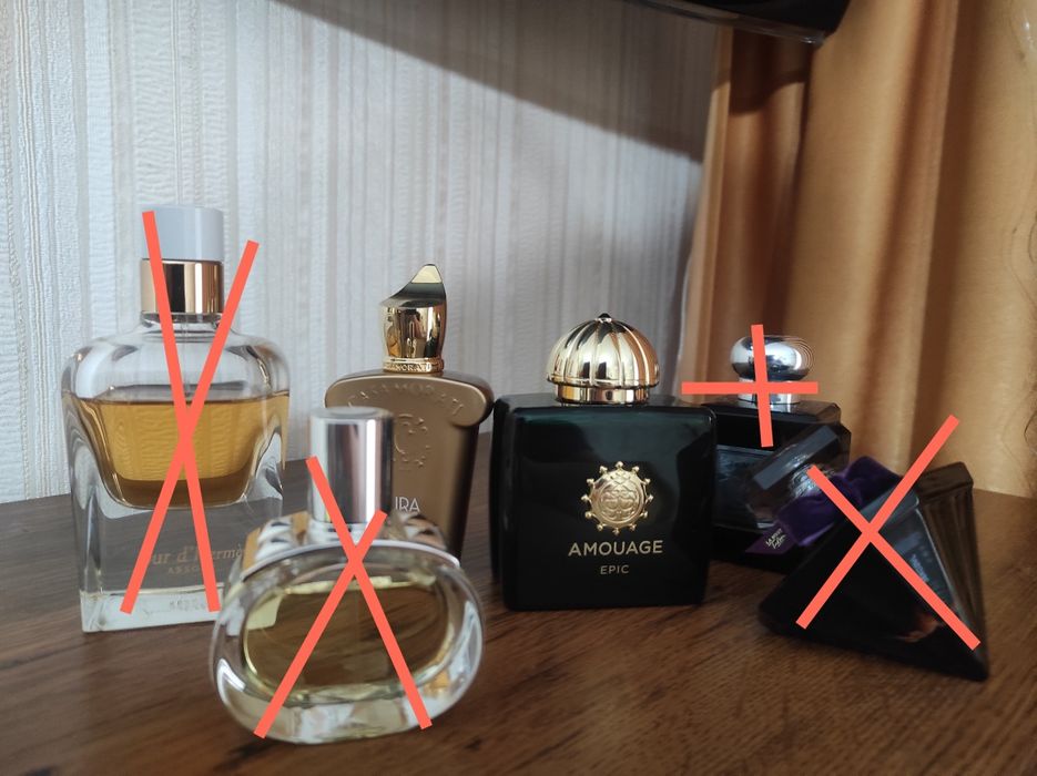 Продаю зі своєї колекції Amouage, Hermes, Xerjoff, lancome, Jo Malone