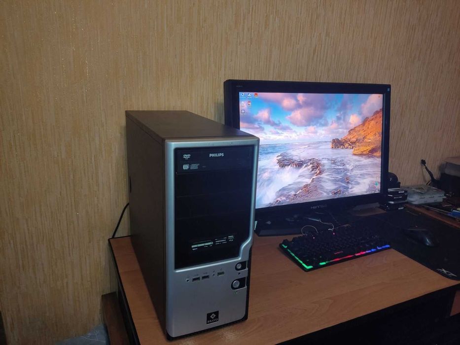 Компьютер Pentium Dual E5400(2x2,70) ,ОЗУ 4 Gb,Radeon HD 6450 ,HDD 250