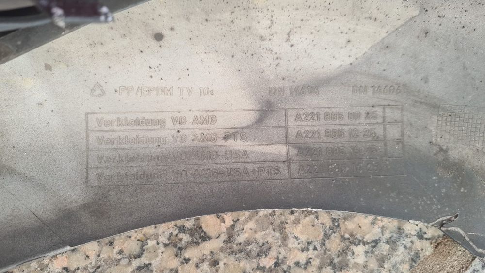 Parachoques AMG Mercedes classe S w221