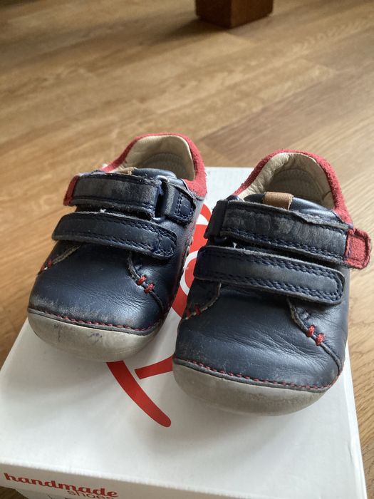 Buciki chłopięce skórzane Clarks rozmiar 18.5
