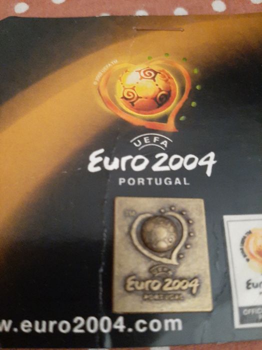 Pin Oficial do Euro 2004 - Novo -
