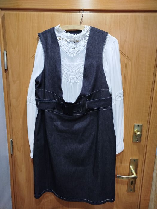 Sukienka 46/48/50 jeans elegancka