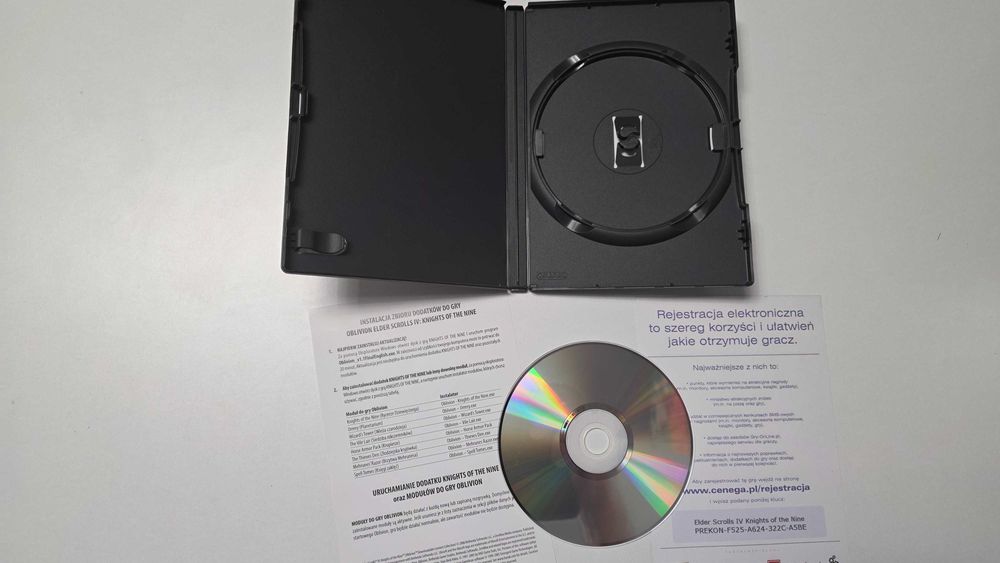 PC Oblivion the knights of the nine PL The elder scrolls PL wydanie