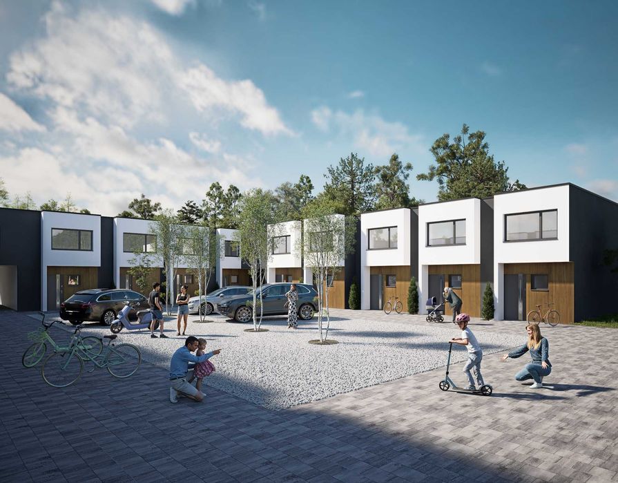 Dwupoziomowy Apartament w zabudowie szeregowej nad morzem. Mielno