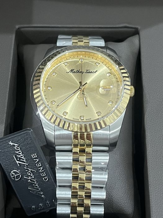 Relógio Mathey - Tissot Crystal Edition 18K Gold Swiss Made
