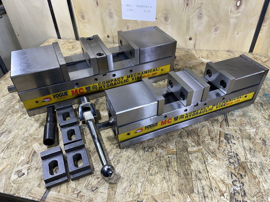 Тиски Лещата прецизійні Двозатискні MLD 100-160