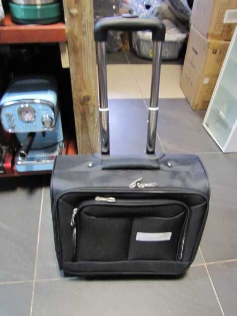 vidaXL Walizka pilotówka, czarna bagaż podręczny