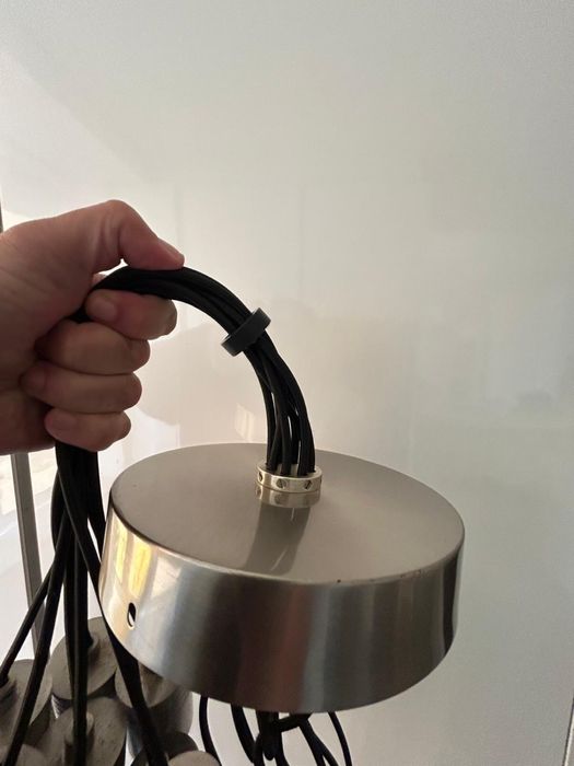 CANDEEIRO DE TETO COM SEIS LÂMPADAS