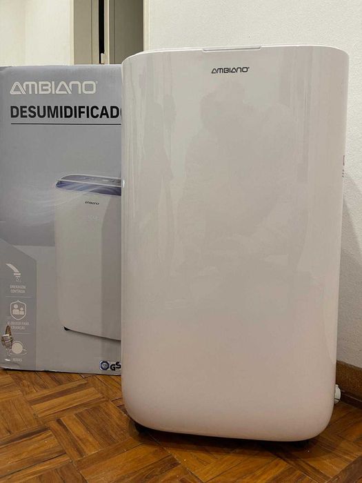 Desumidificador Ambiano 20L - Como Novo! 4 Modos + Rodas 220-240V