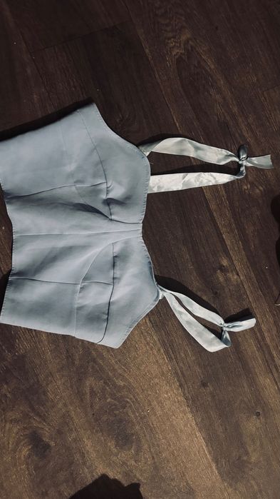 топ синій літній