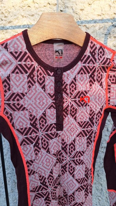 Bluzka merino kari traa we wzory kolorowa