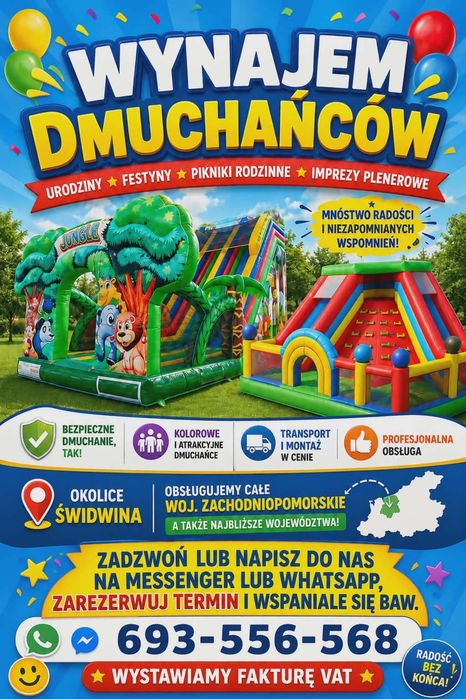 Wynajem dmuchanca