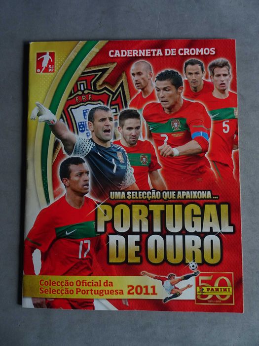 Caderneta de cromos de futebol completa Portugal de Ouro 2011 - Panini
